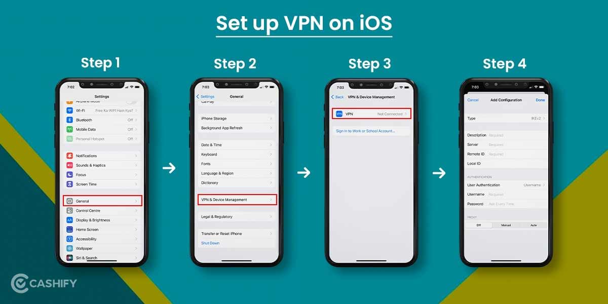 Set up VPN on iOS